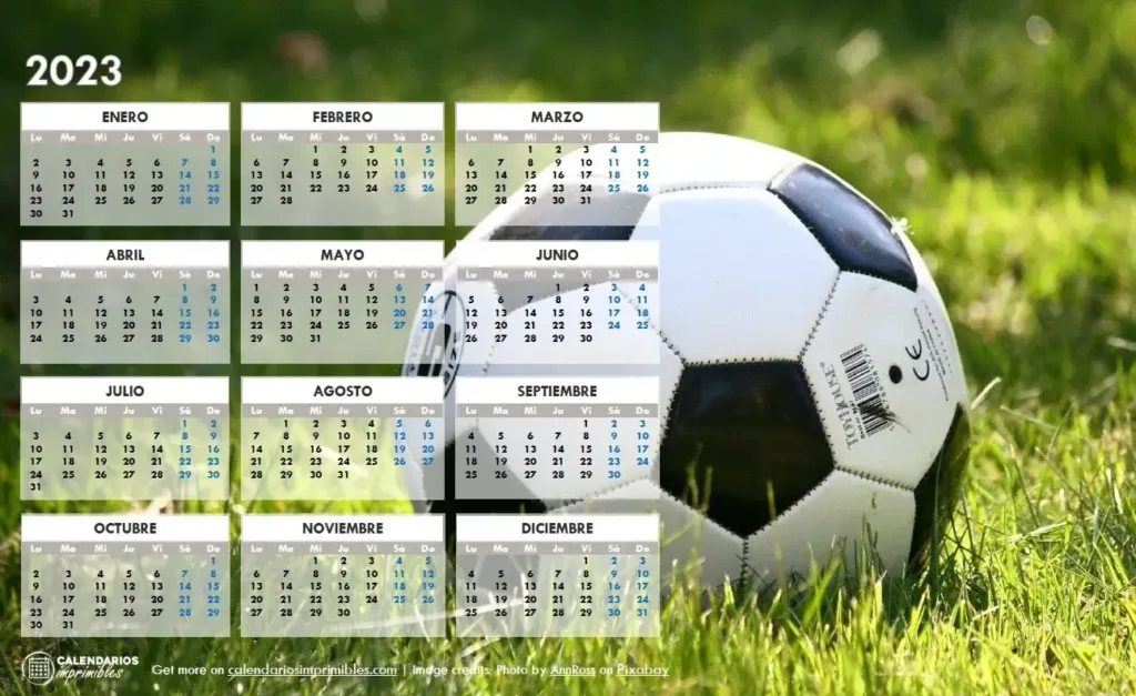 Fondo de pantalla con la imagen de un balón de fútbol